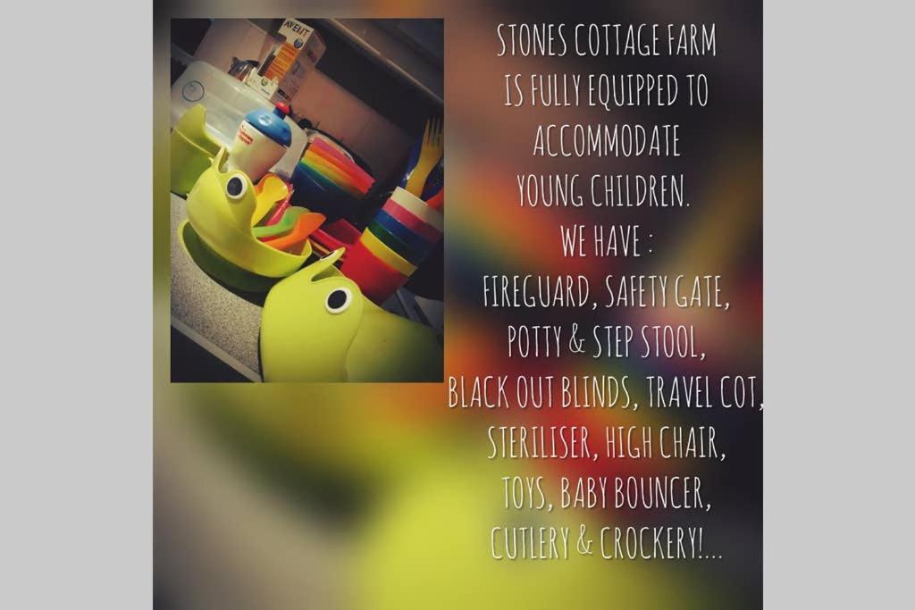 Stones Cottage Farm, Nr Haworth, Family Friendly, Work Friendly, Gaming Barn, Crafting, Free Wifi, Free Parking, Ev Point Oxenhope 外观 照片